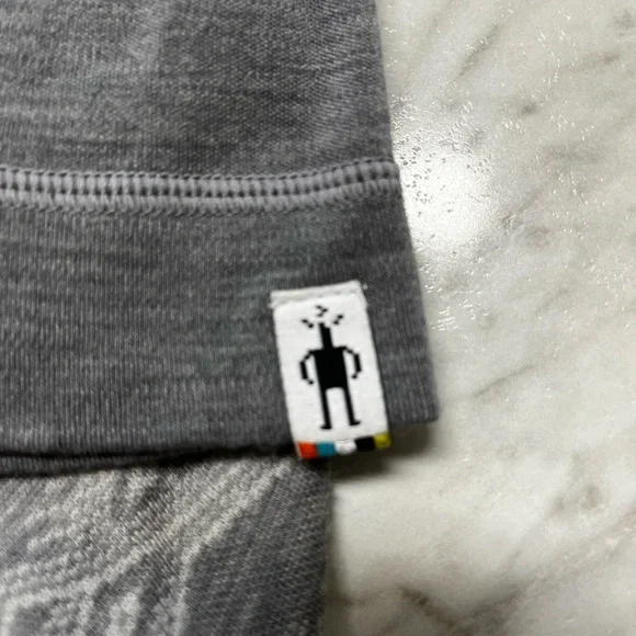 Smartwool Gray Merino 250 Crossover Neck Top - Picture 4 of 9